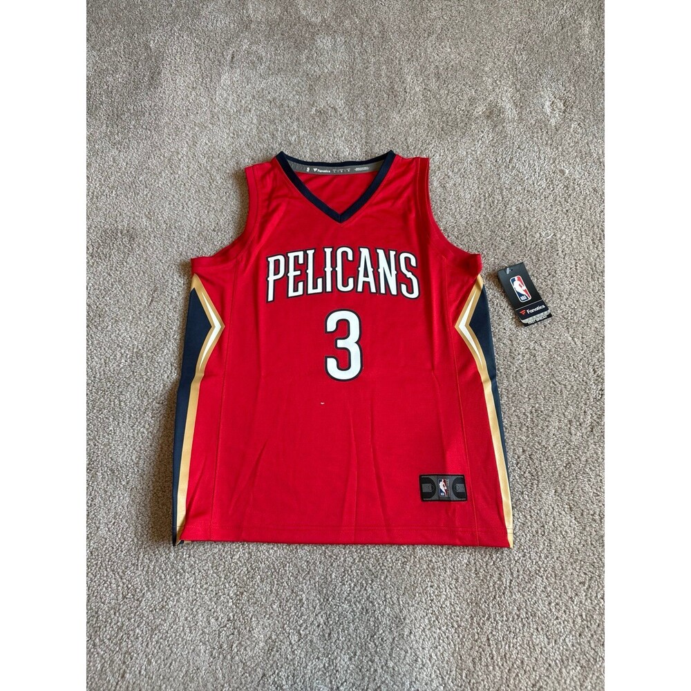 CJ McCollum New Orleans Pelicans NWT Fanatics Youth NBA Jersey Size Large
